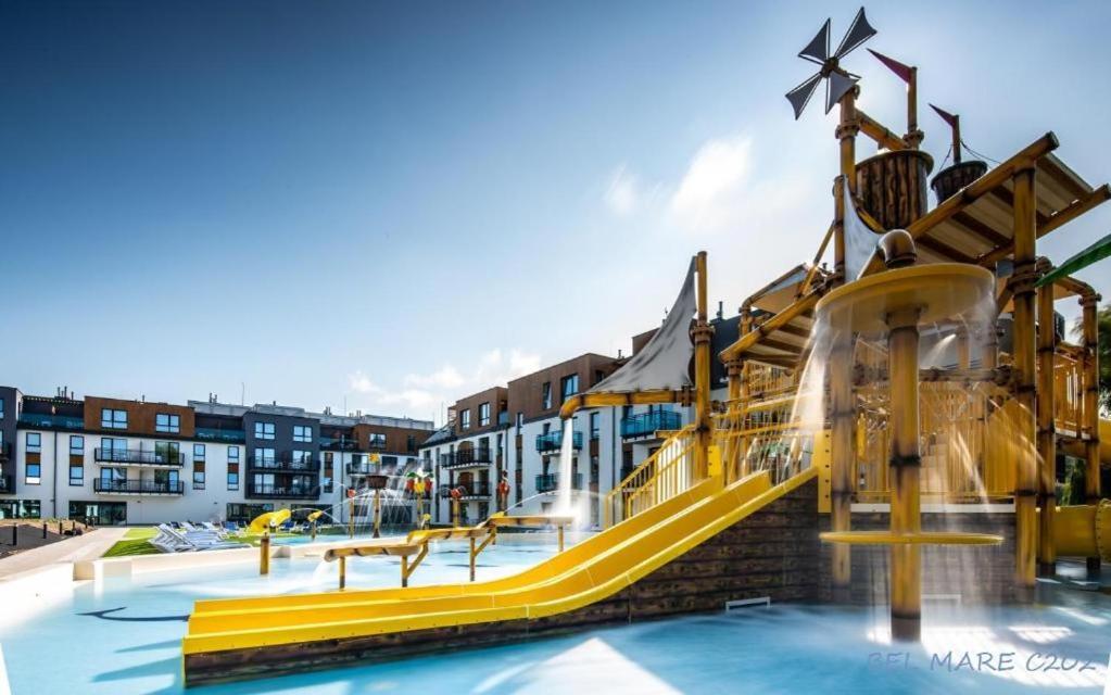 Bel Mare Aqua Apartament Parking Gratis + Taras เมียนซิดดรอแย ภายนอก รูปภาพ