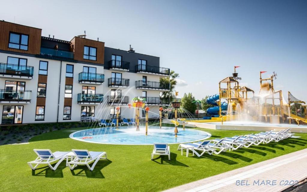 Bel Mare Aqua Apartament Parking Gratis + Taras เมียนซิดดรอแย ภายนอก รูปภาพ